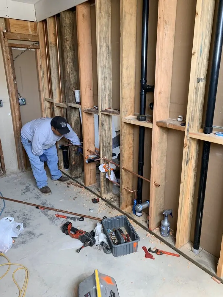Commercial rough-in plumbing for Trenchless Sewer Repair in Savannah